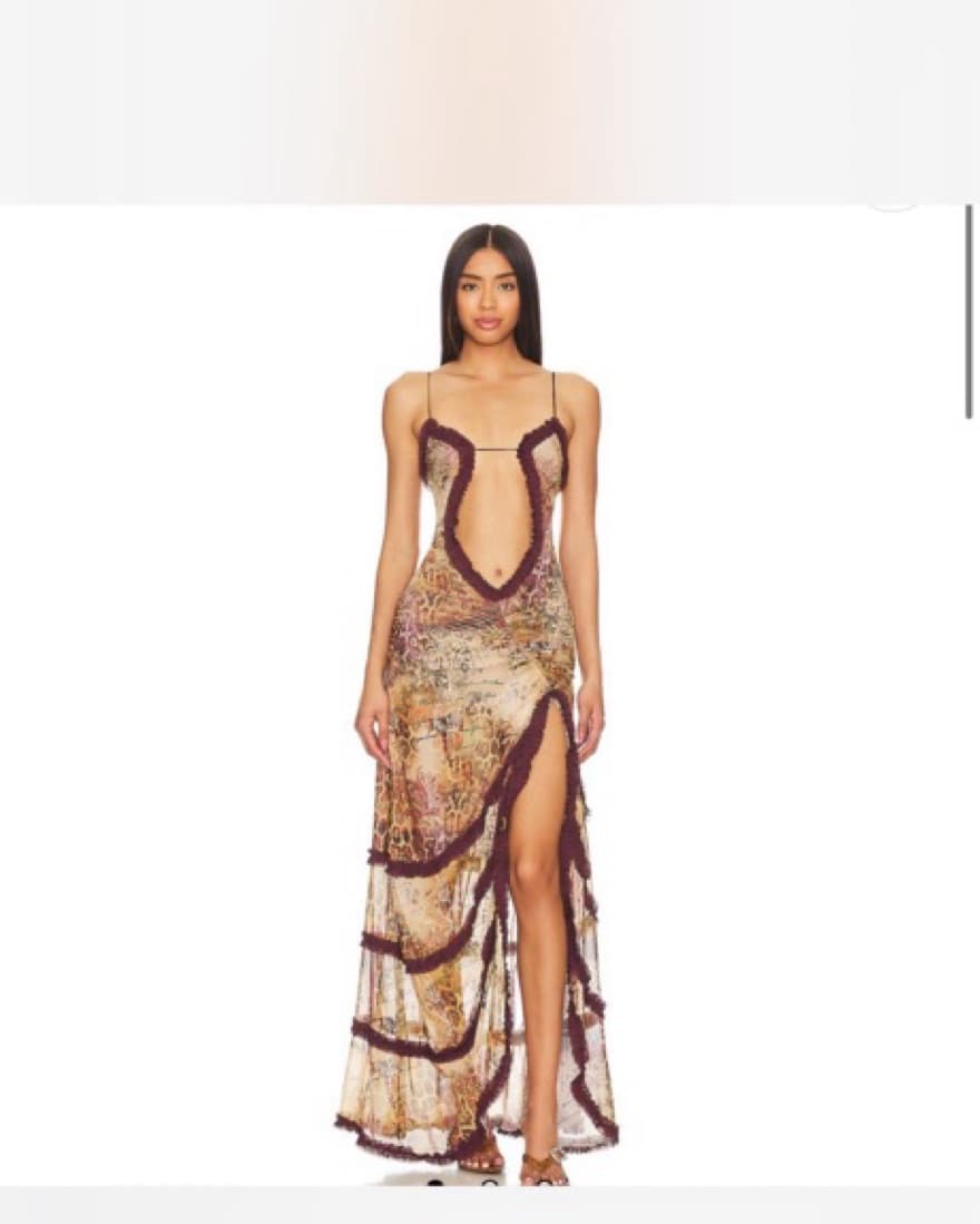 Jaded London Fatale maxi dress - Image 1