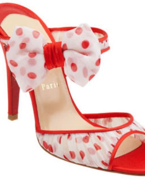 Christian Louboutin Red Bow Heels  - Image 3