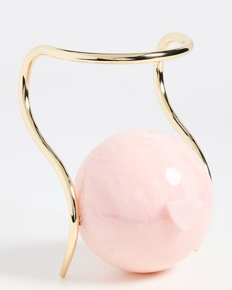 Pink Pearl Top Handle Bag - Image 1