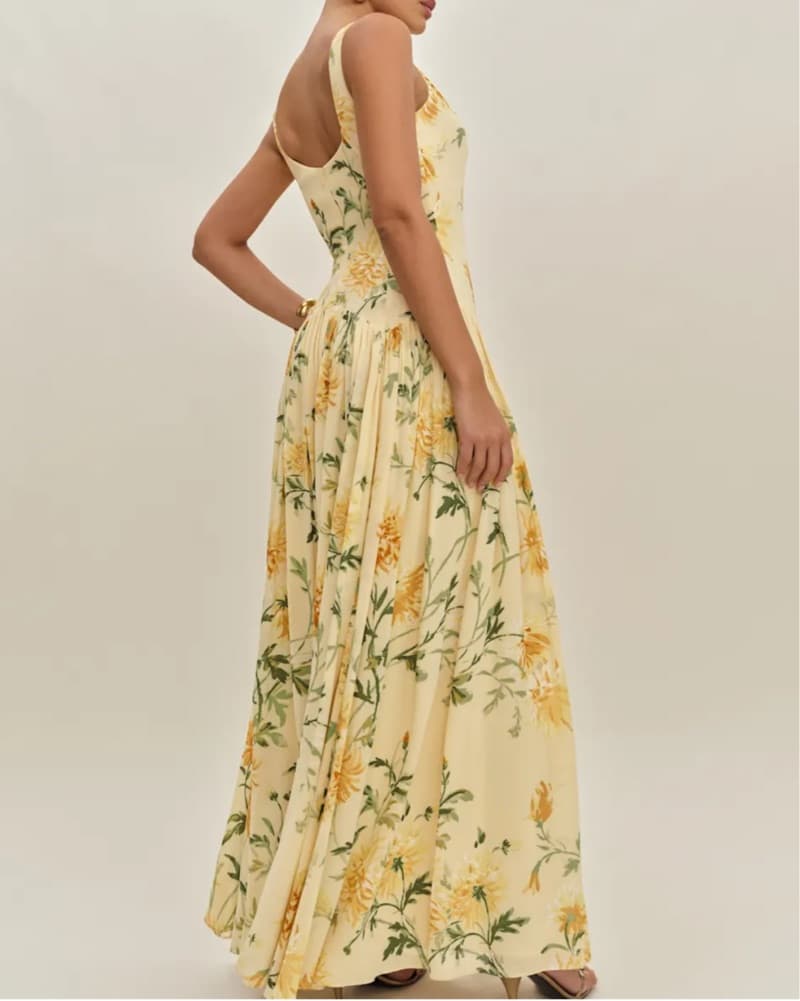 Reformation Camella Dress In Honeyglow - Image 3