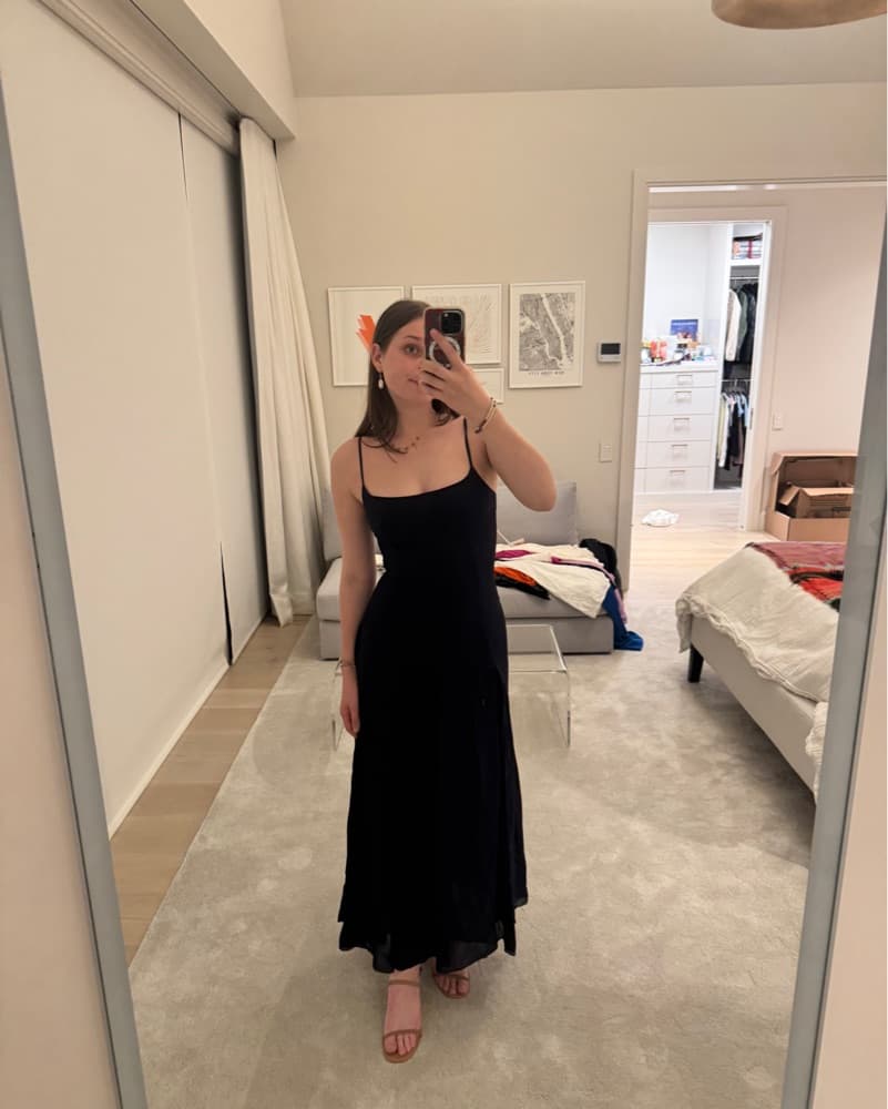 Reformation navy blue maxi dress - Image 4