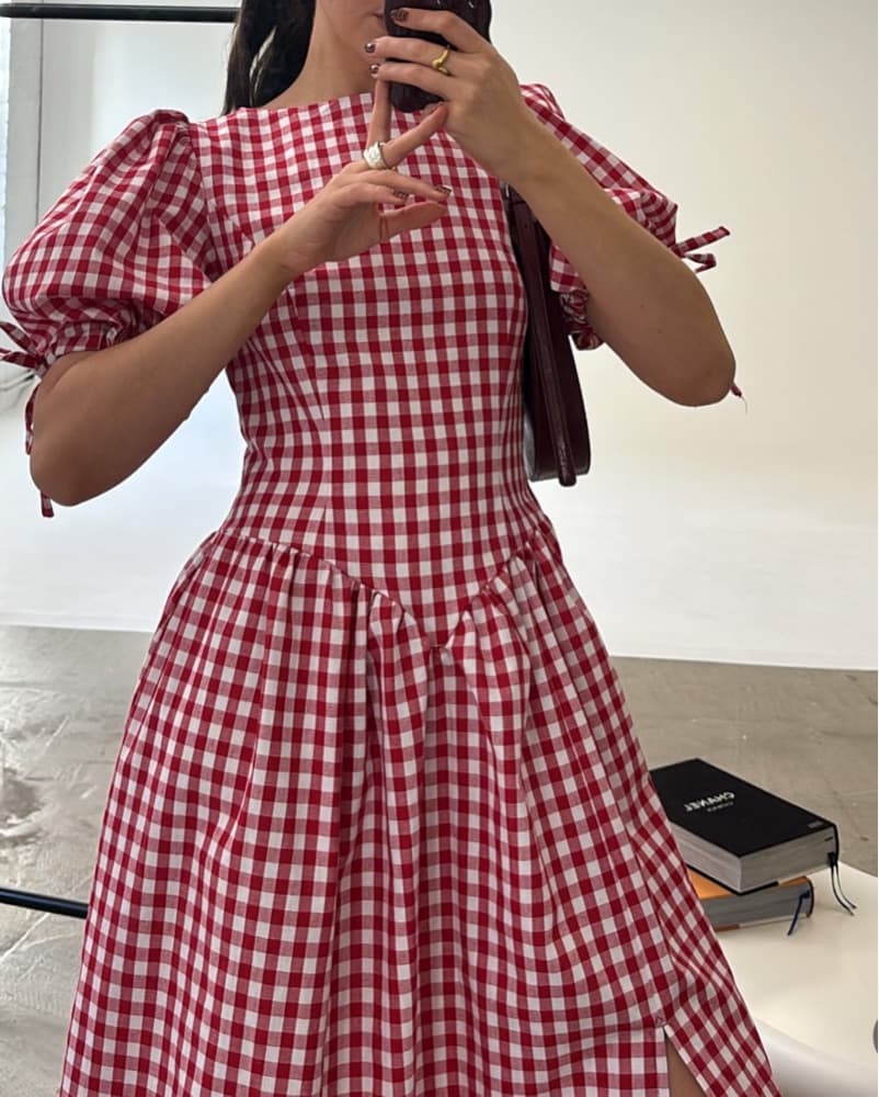 Before july Gingham Madison Dress - Image 2