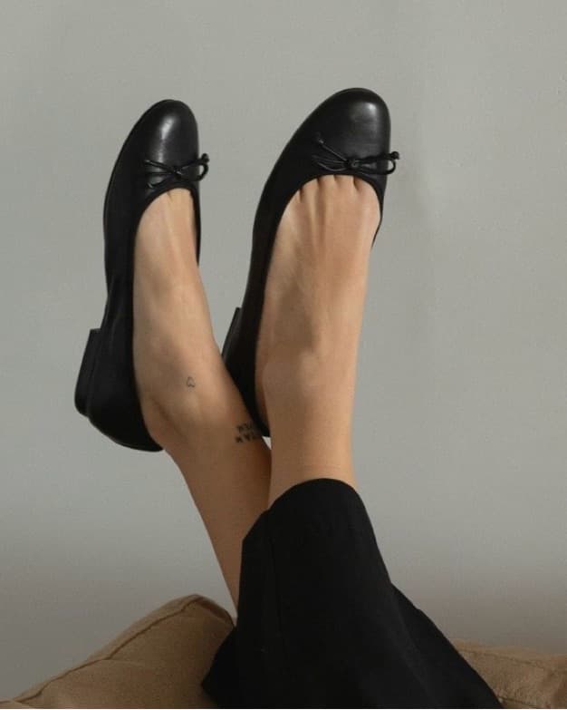 Repetto Camille Flats (Black) - Image 2