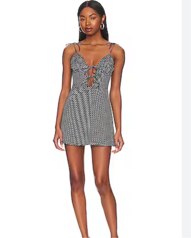 MORE TO COME Polka Dot Mini Dress - Image 2