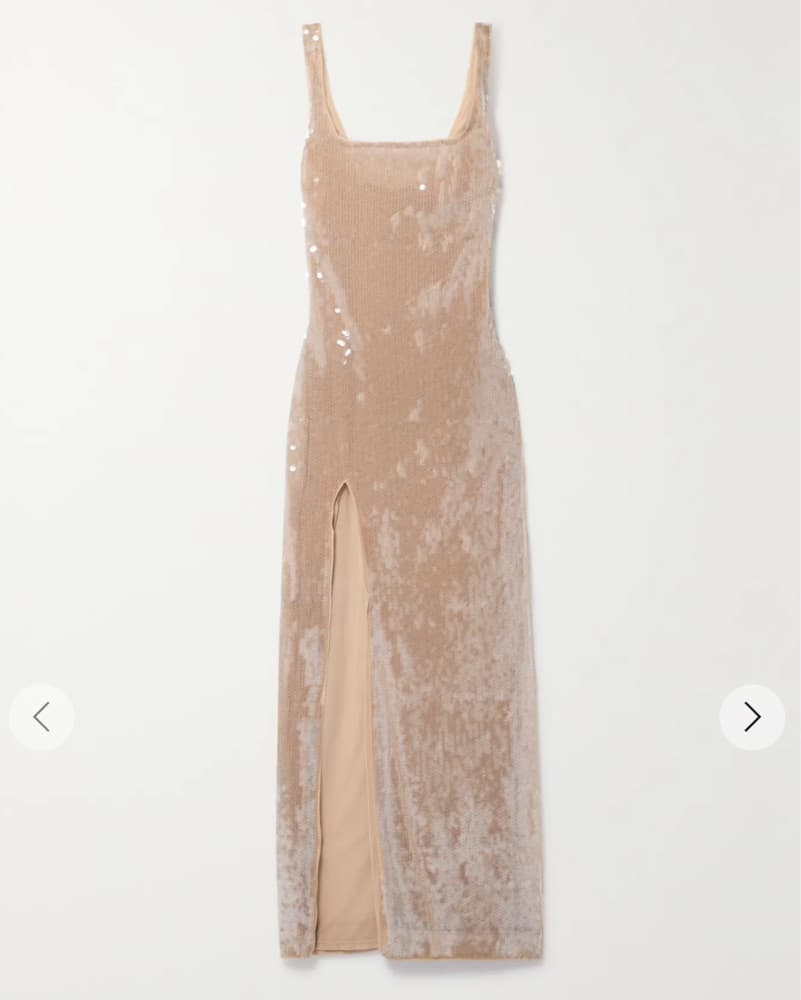 STAUD Le Sable Sequin Dress - Image 1