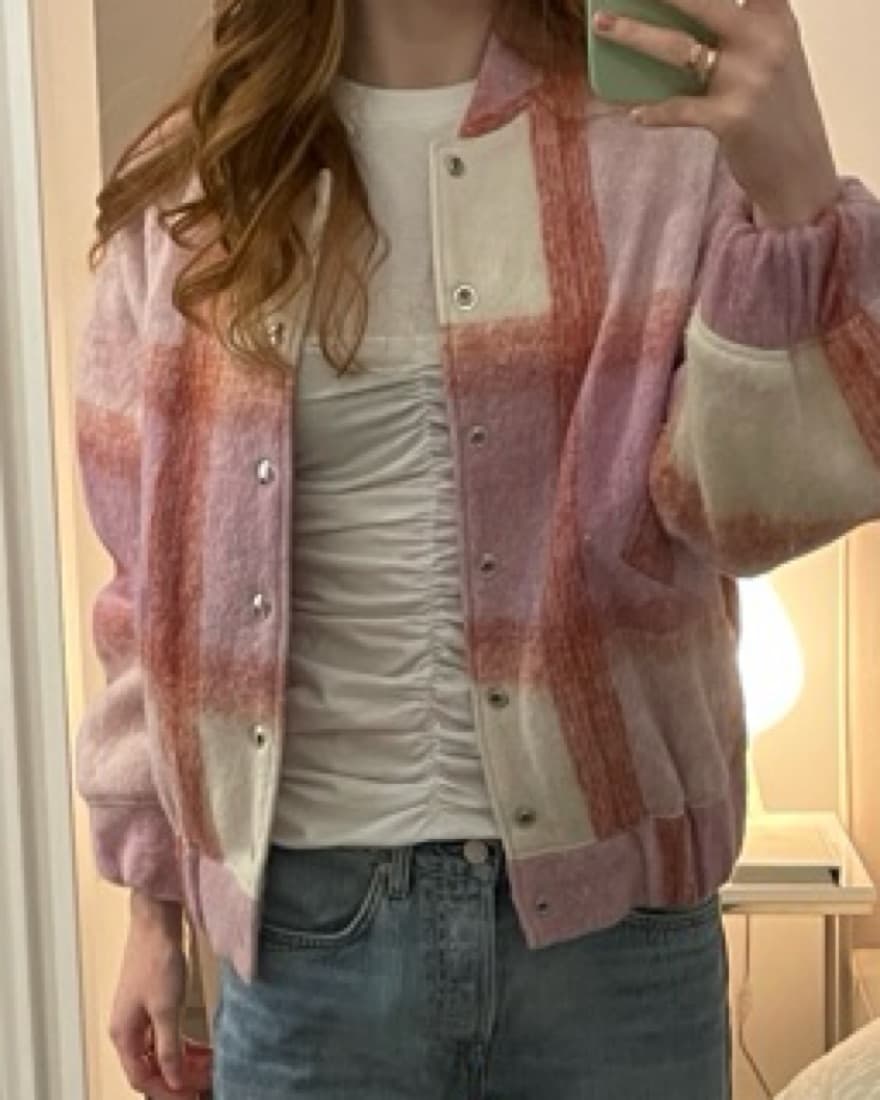 IRO Pink Bomber Jacket  - Image 3
