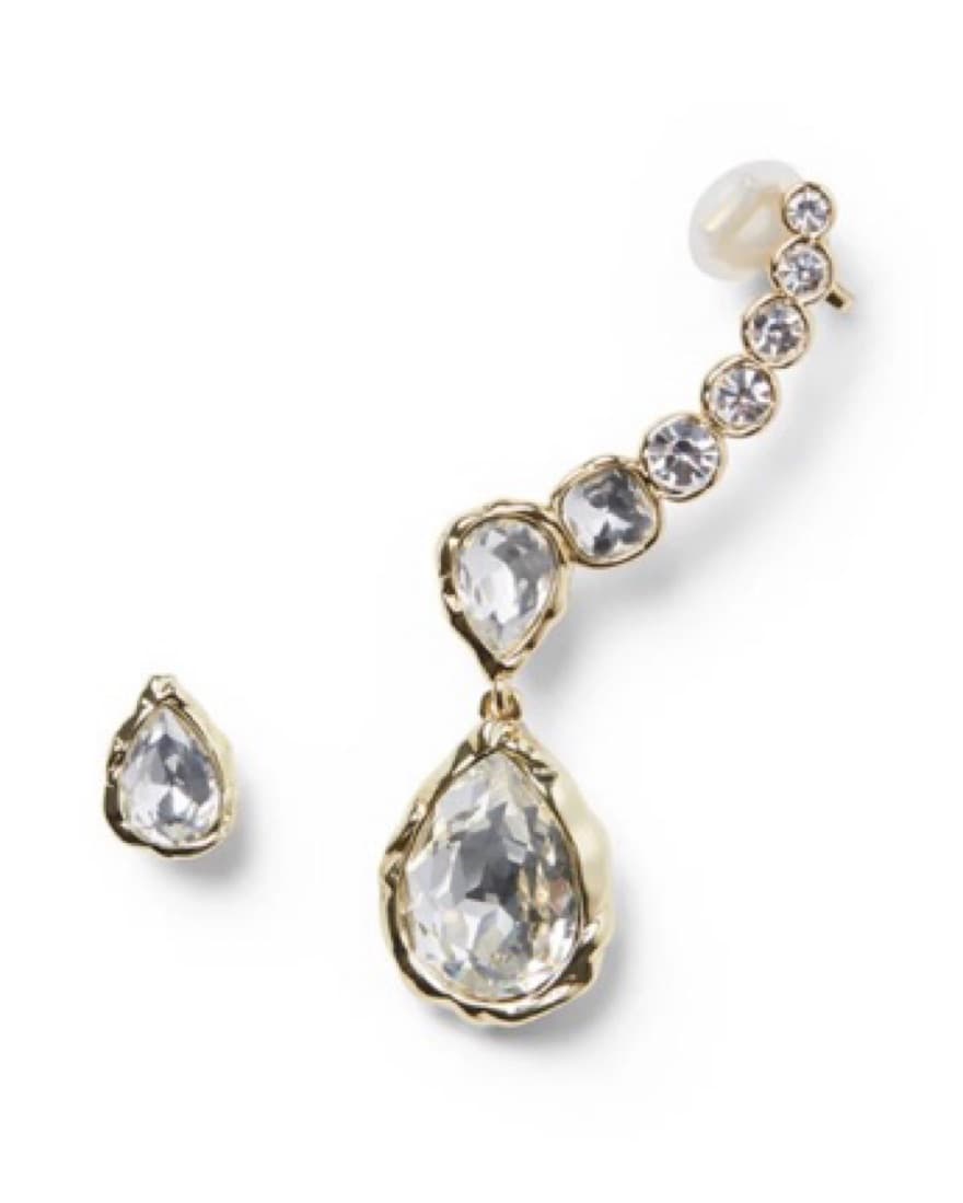Crystal Ear Cuff Earrings - Image 1