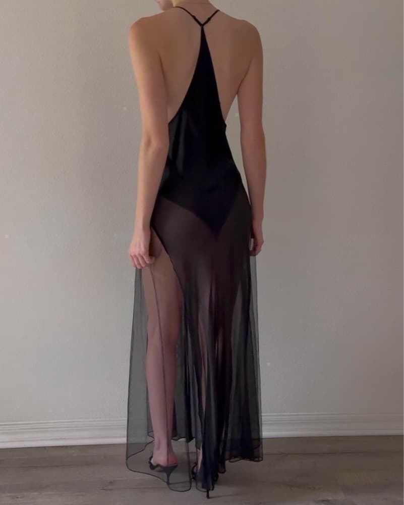 Vintage Victorias Secret Slip Dress - Image 2