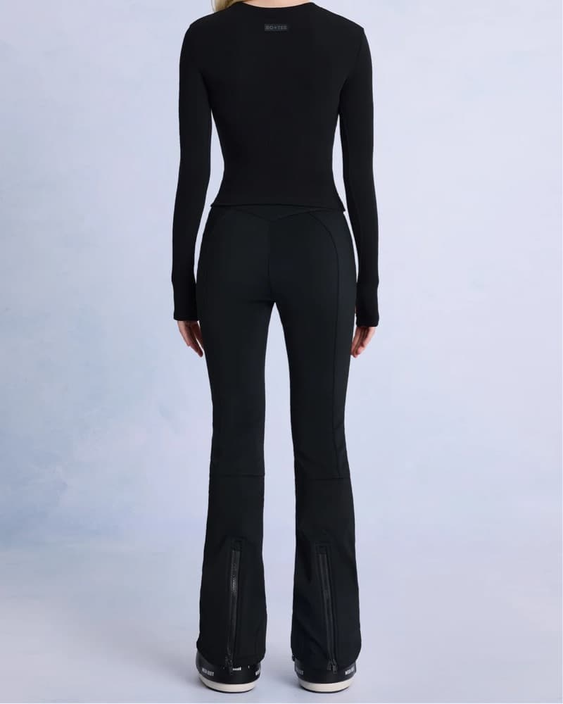 Bo+tee Belted Black Ski Pants  - Image 3