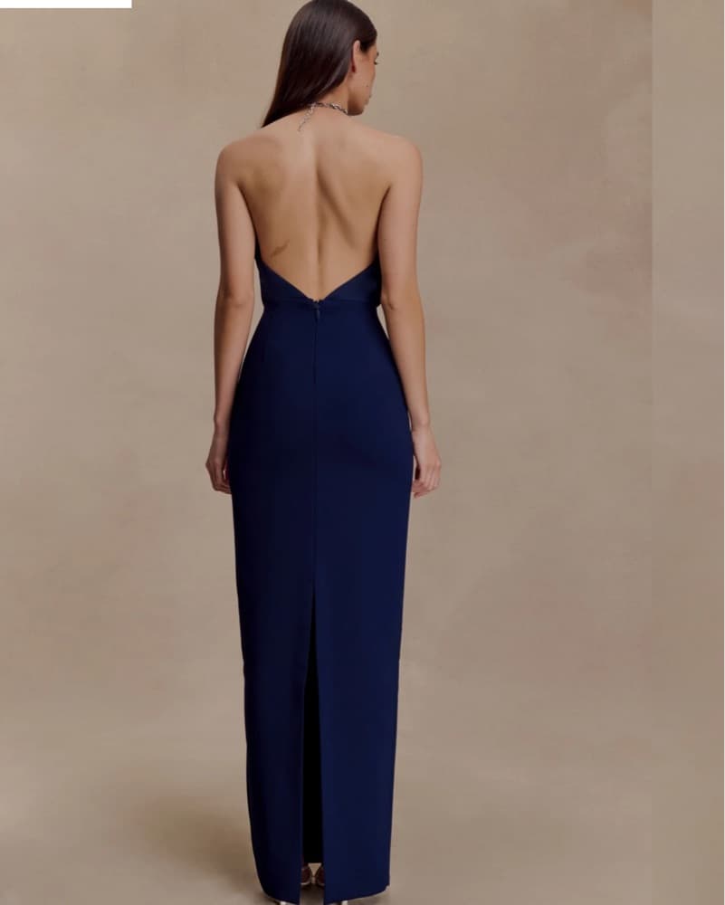 Meshki Navy Long Dress - Image 2