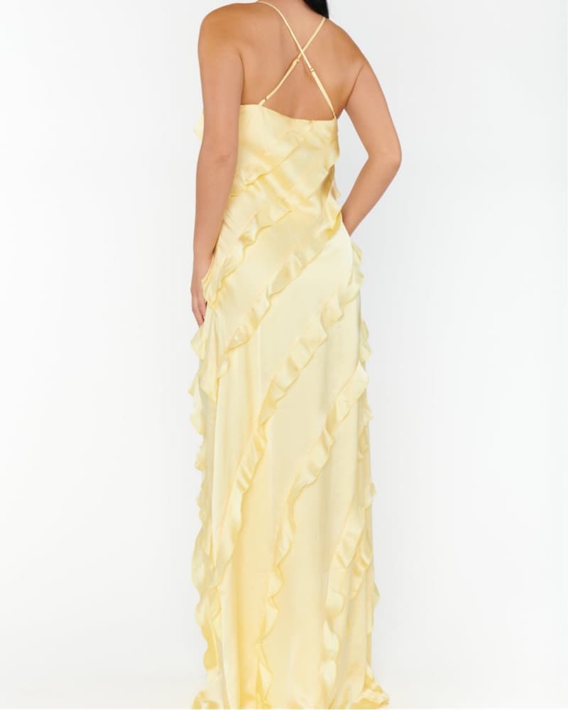 Ruffle Maxi Dress - Image 4