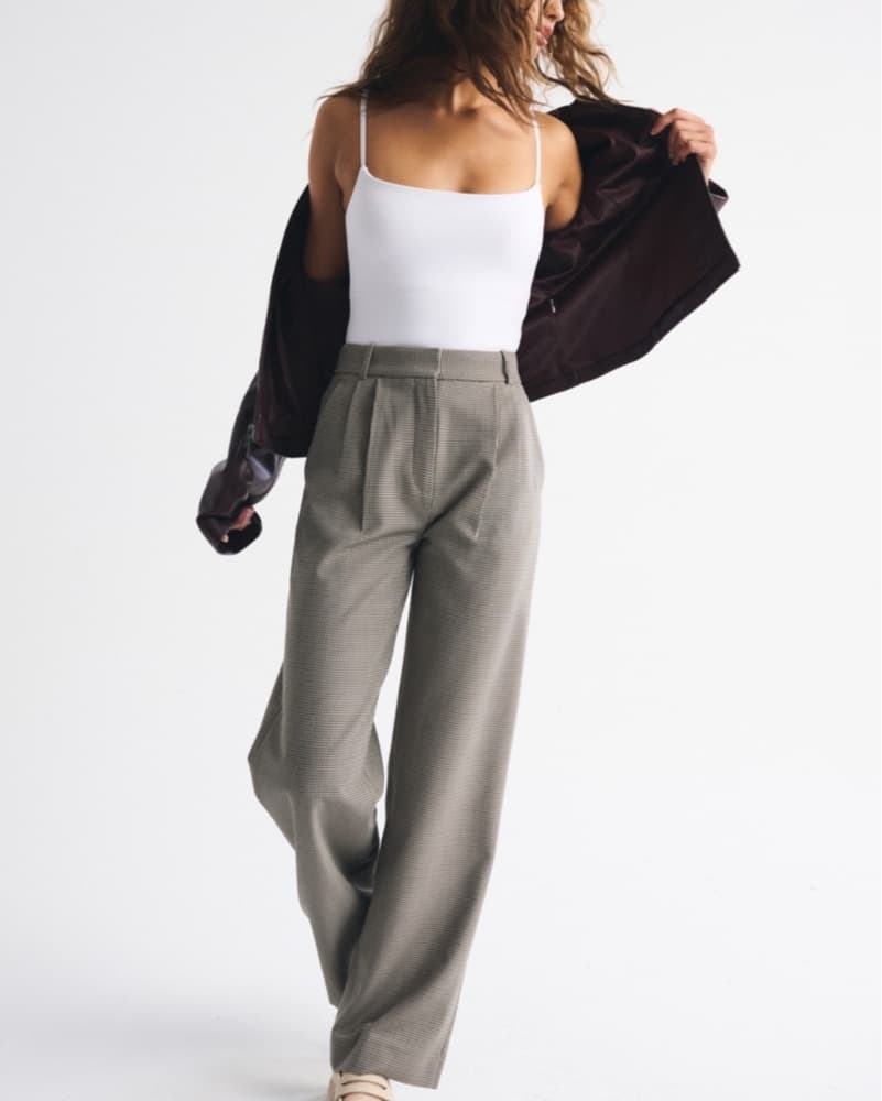 A&F Sloan Tailored Wide Leg Pant - Image 1