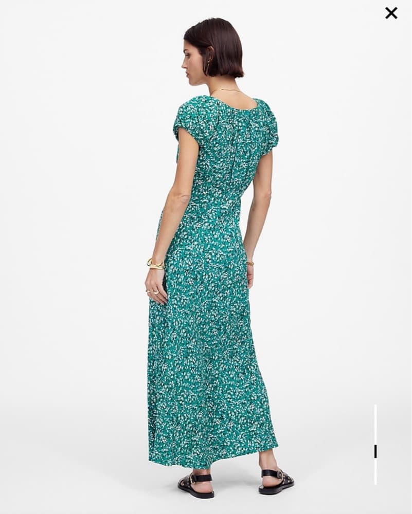 Madewell Ruched Scoopneck Midi Dress - Image 5