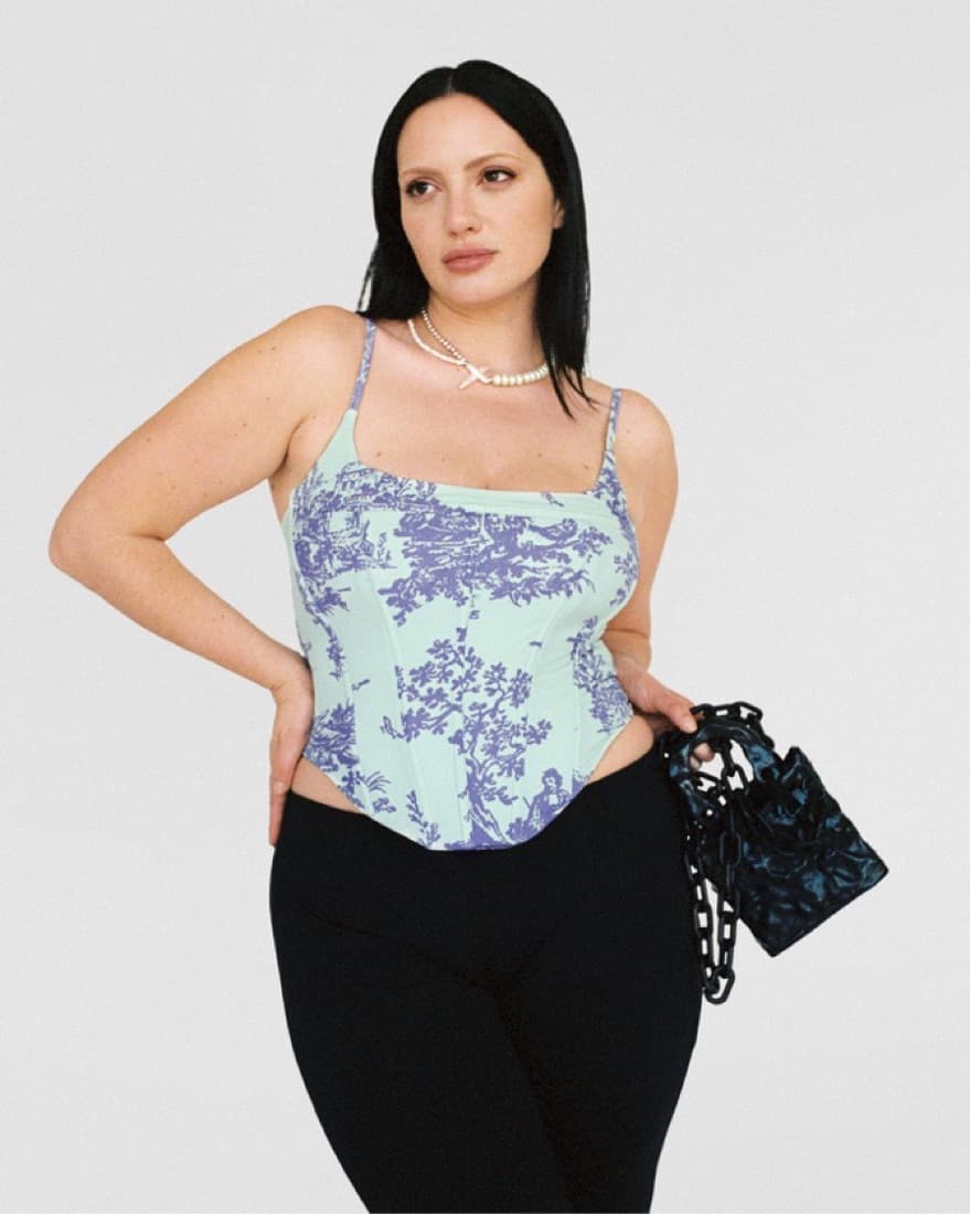Miaou Mint Toile Top - Image 1