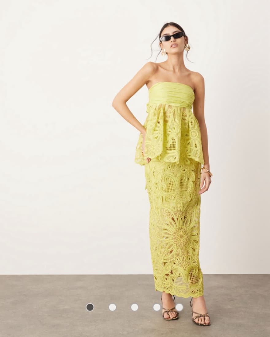 Lime Green Asos 2 Piece Set - Image 2