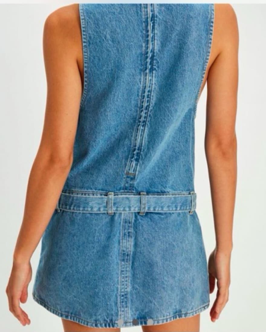 SER.O.YA Denim Mini Dress - Image 3