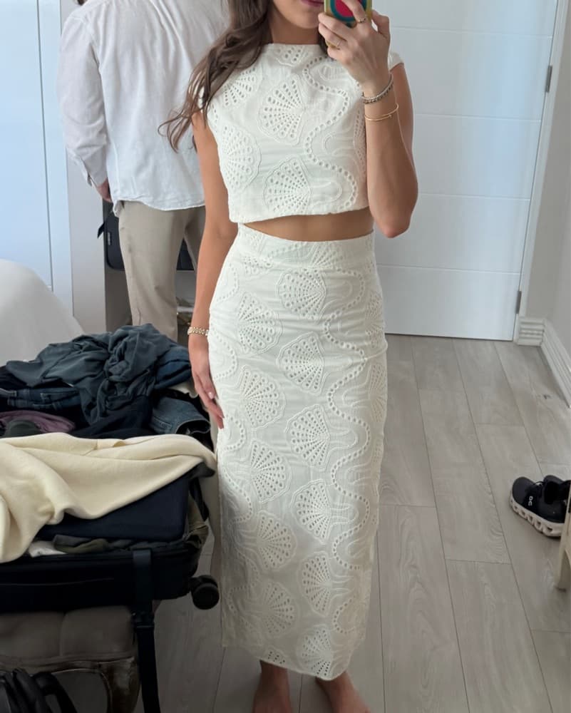 Lady Pipa Crop Top and Skirt Set - Image 1