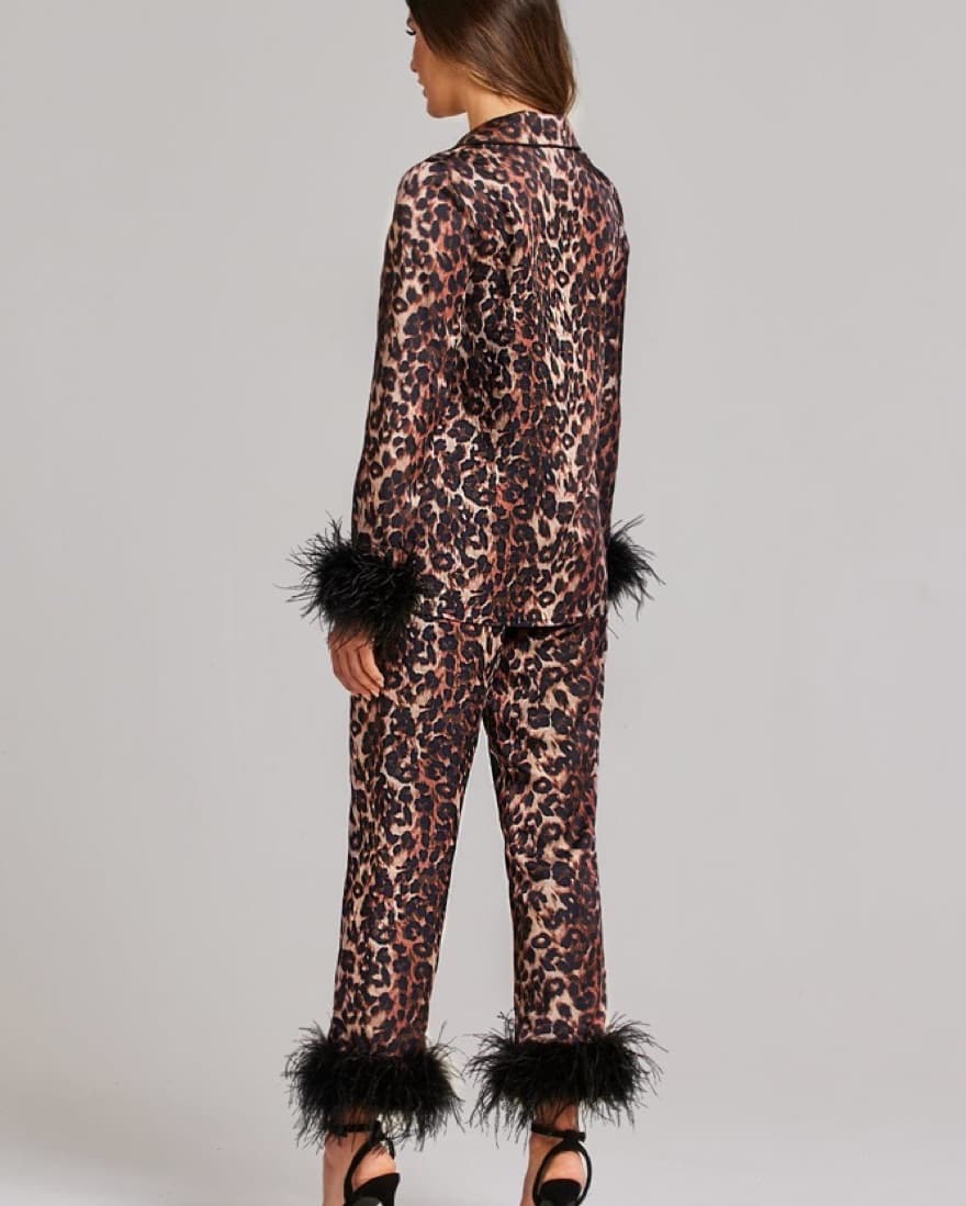 Darcie Leopard Pajamas Set - Image 3