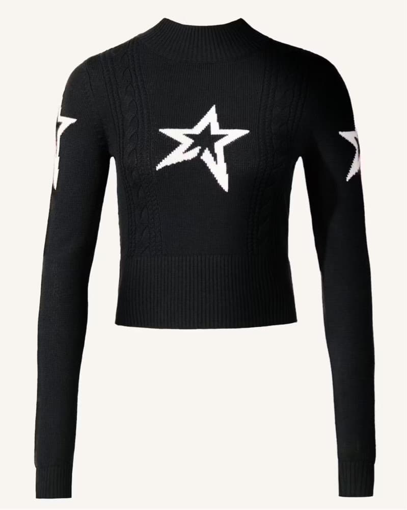 Perfect Moment Cable Merino Wool Sweater - Image 1