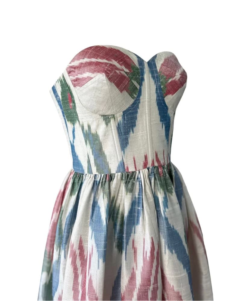 De Castro Straplles Tulip Dress - Image 5
