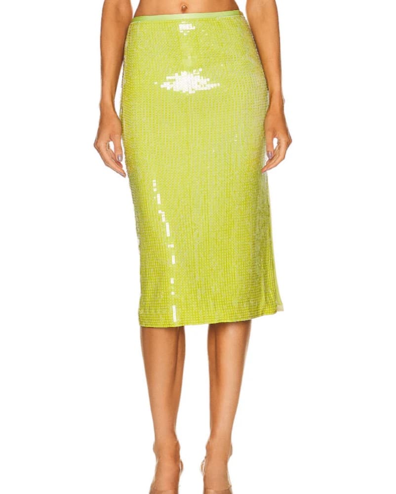 Helmut Lang Sequin Midi Skirt  - Image 1