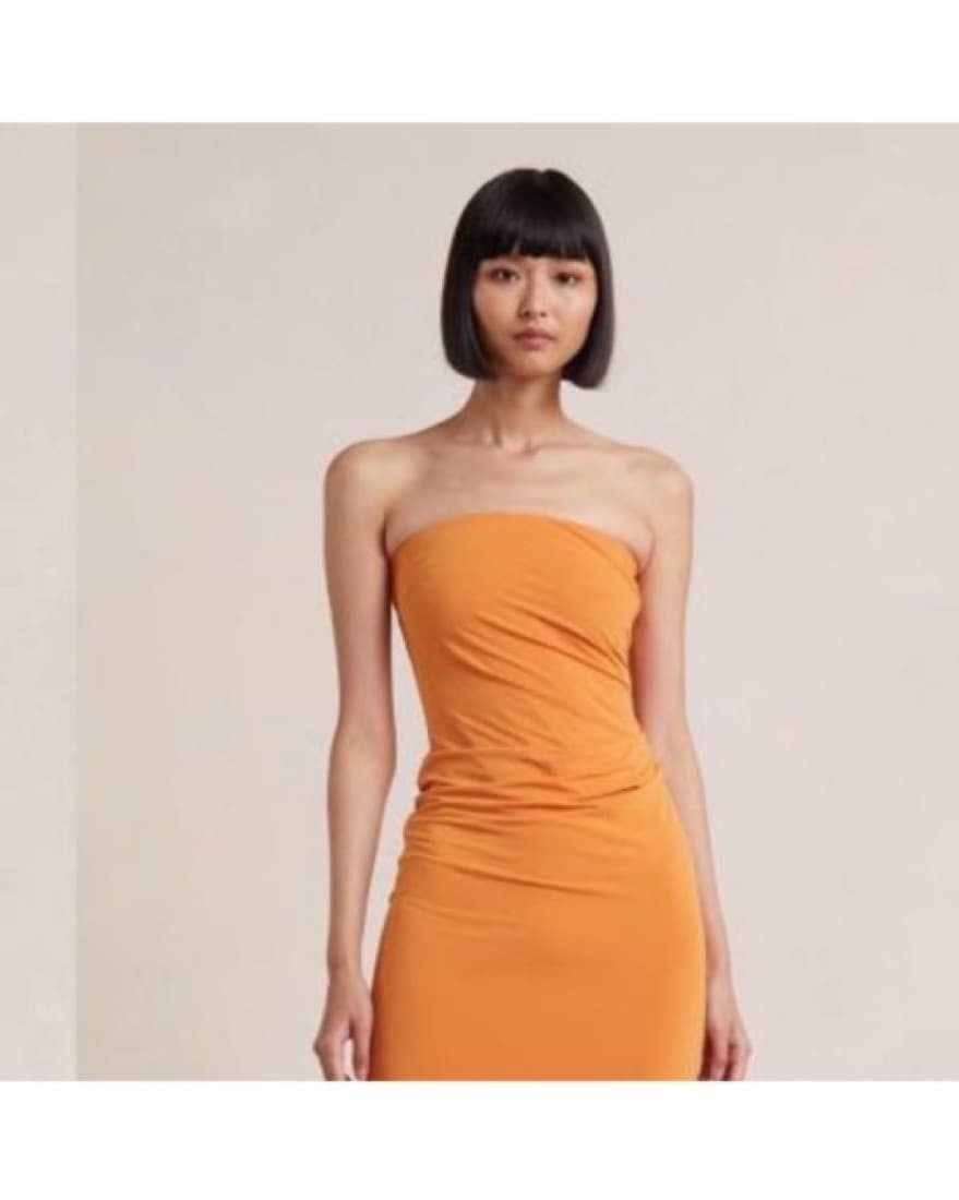 Bec + Bridge Myla Orange Strapless Dress - Image 2
