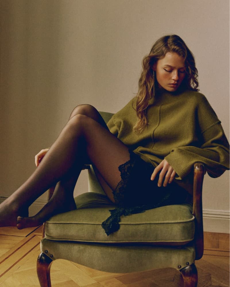 Olive Green Turtleneck - Image 3