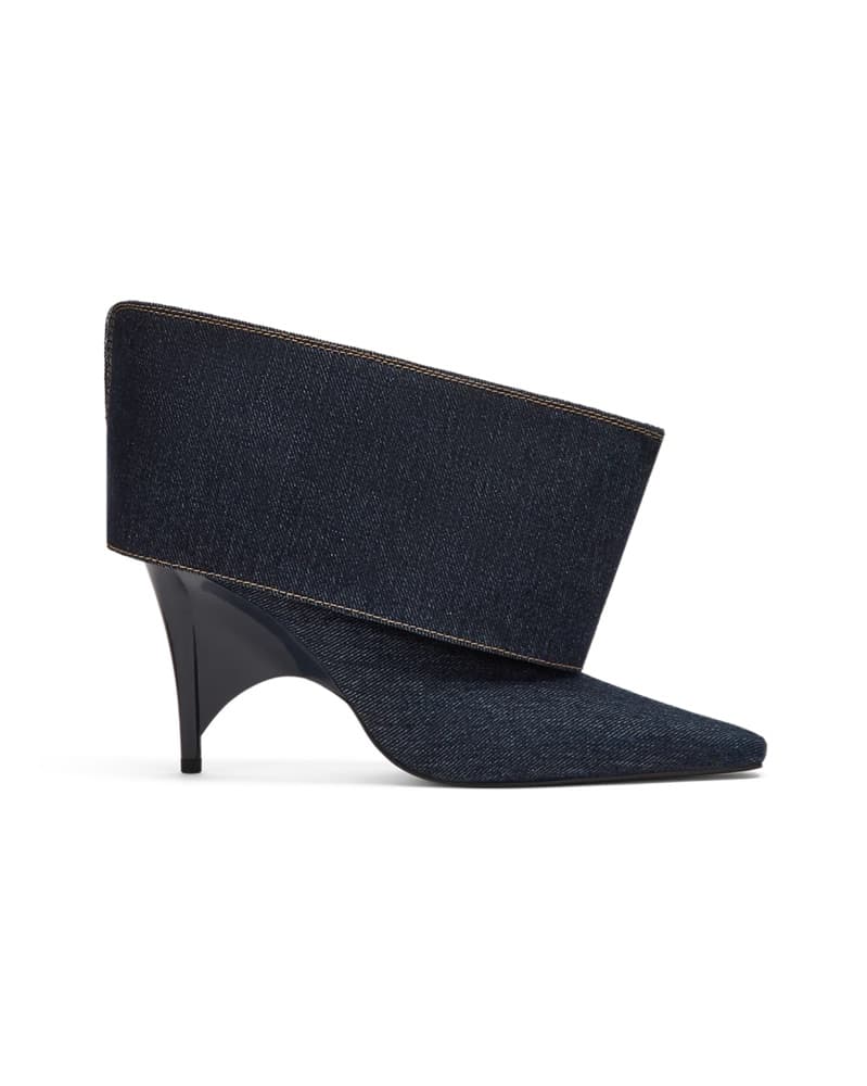 Chic Denim Cuff Ankle Boots - Image 2