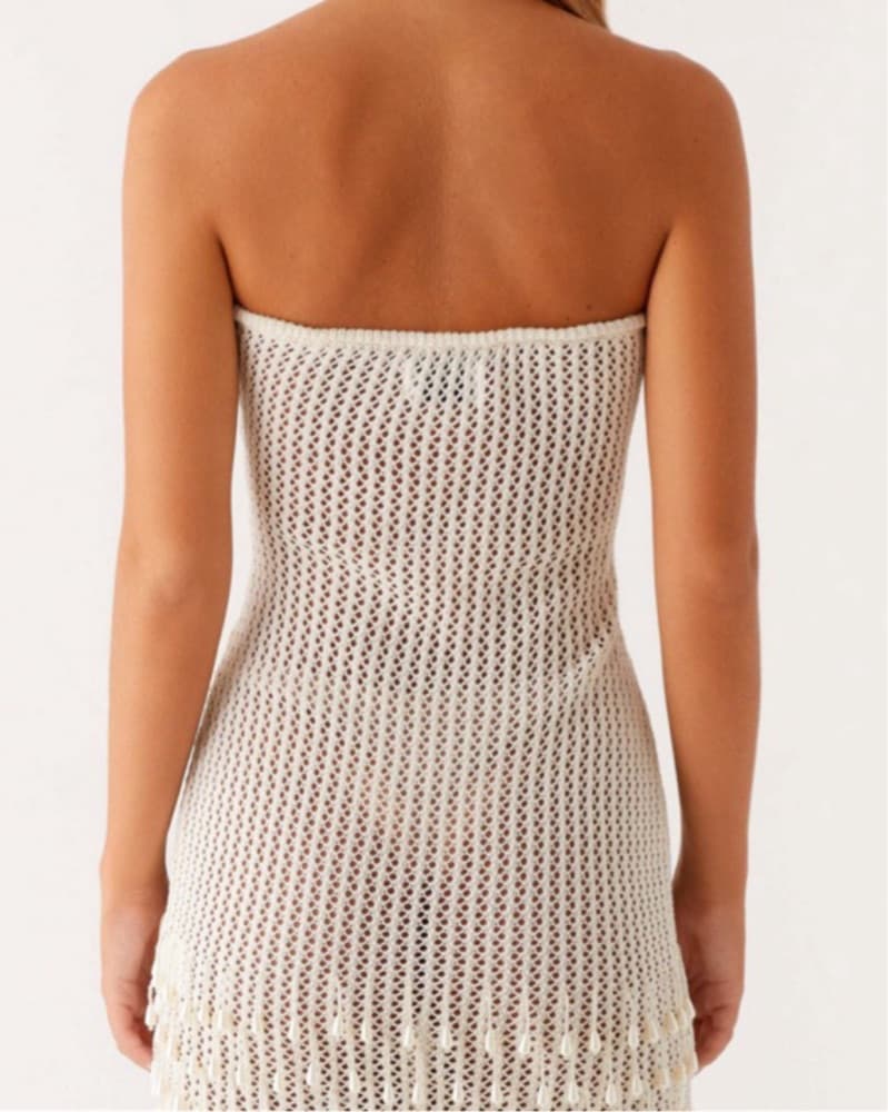 Peppermayo Carpe Diem Crochet Mini Dress - Image 3