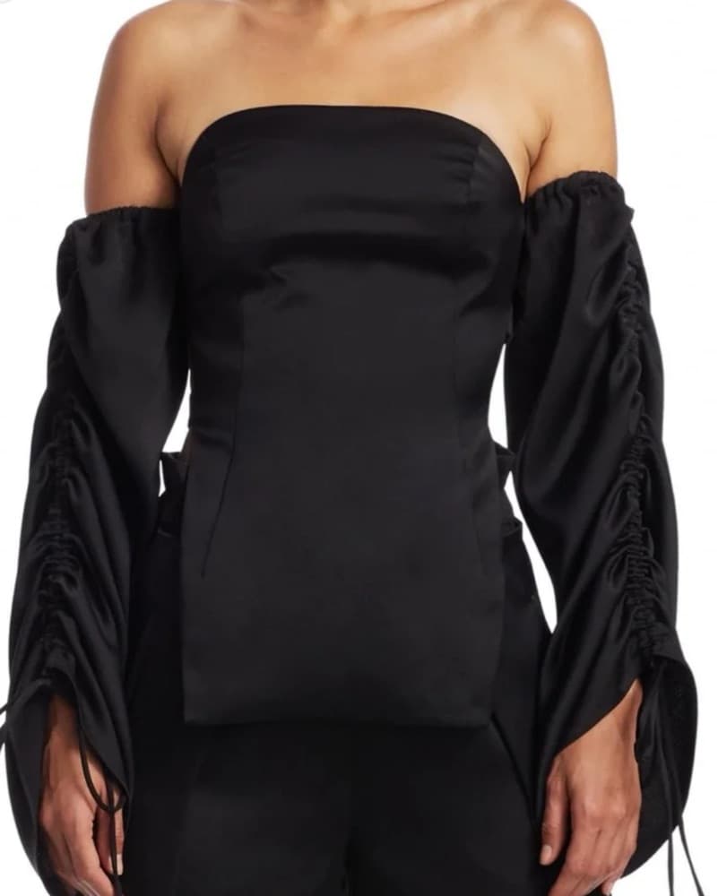 Cult Gaia Afra Top In Black - Image 6