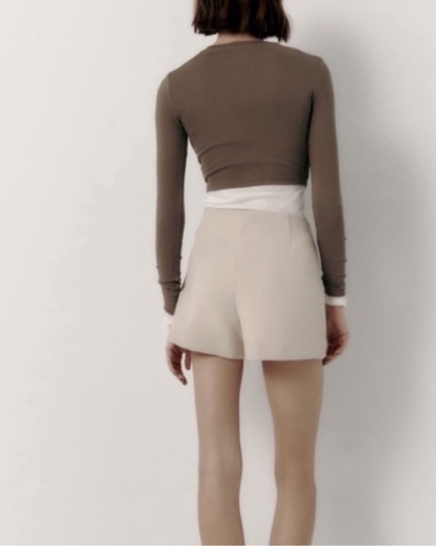 Zara Tan Skort - Image 3
