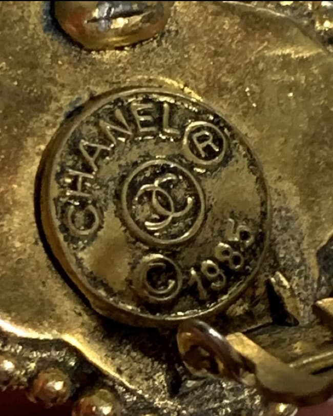 vintage CHANEL earrings - Image 3
