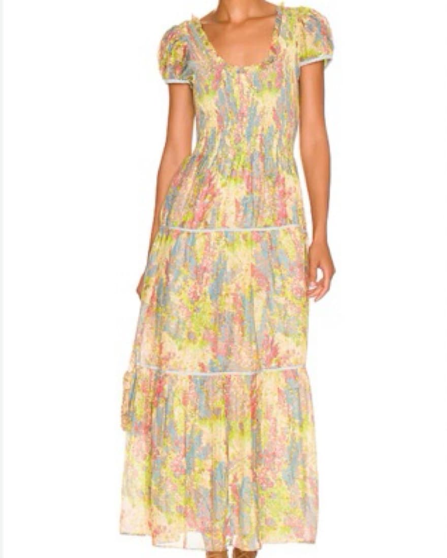 Love Shack Fancy Elisabelle Maxi Dress - Image 1