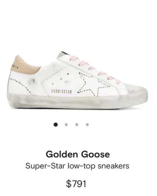 Golden Goose Super-Star Sneakers (Pink L - Image 1