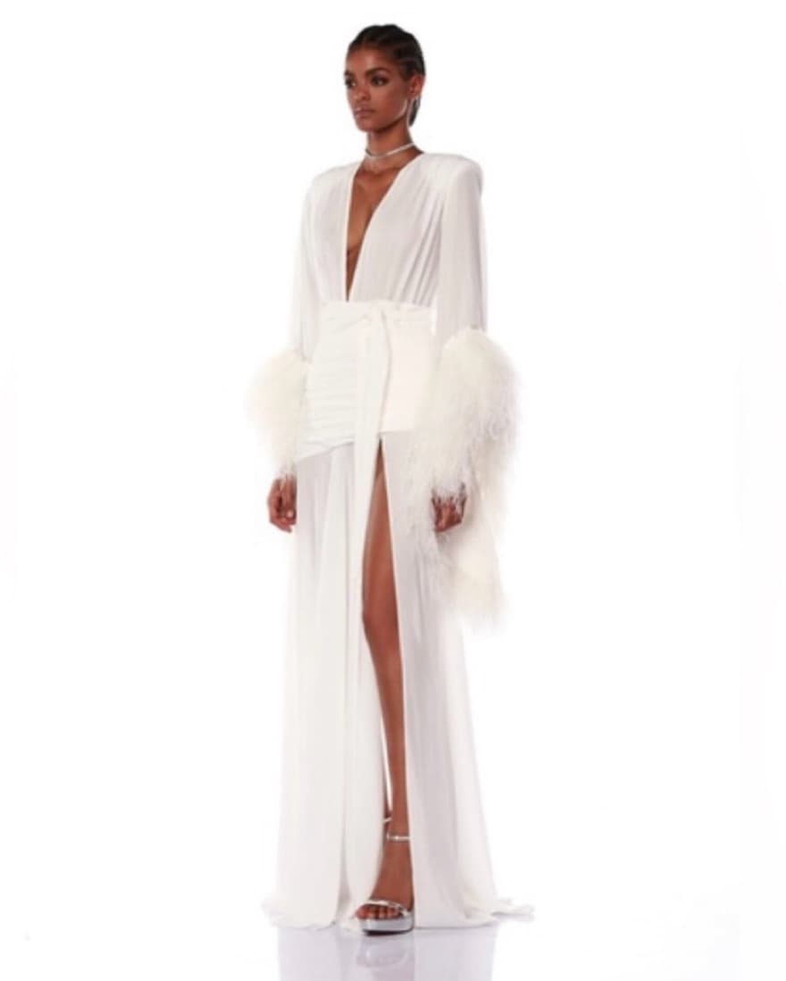 White Bronx and Banco Geisha Maxi Dress  - Image 4