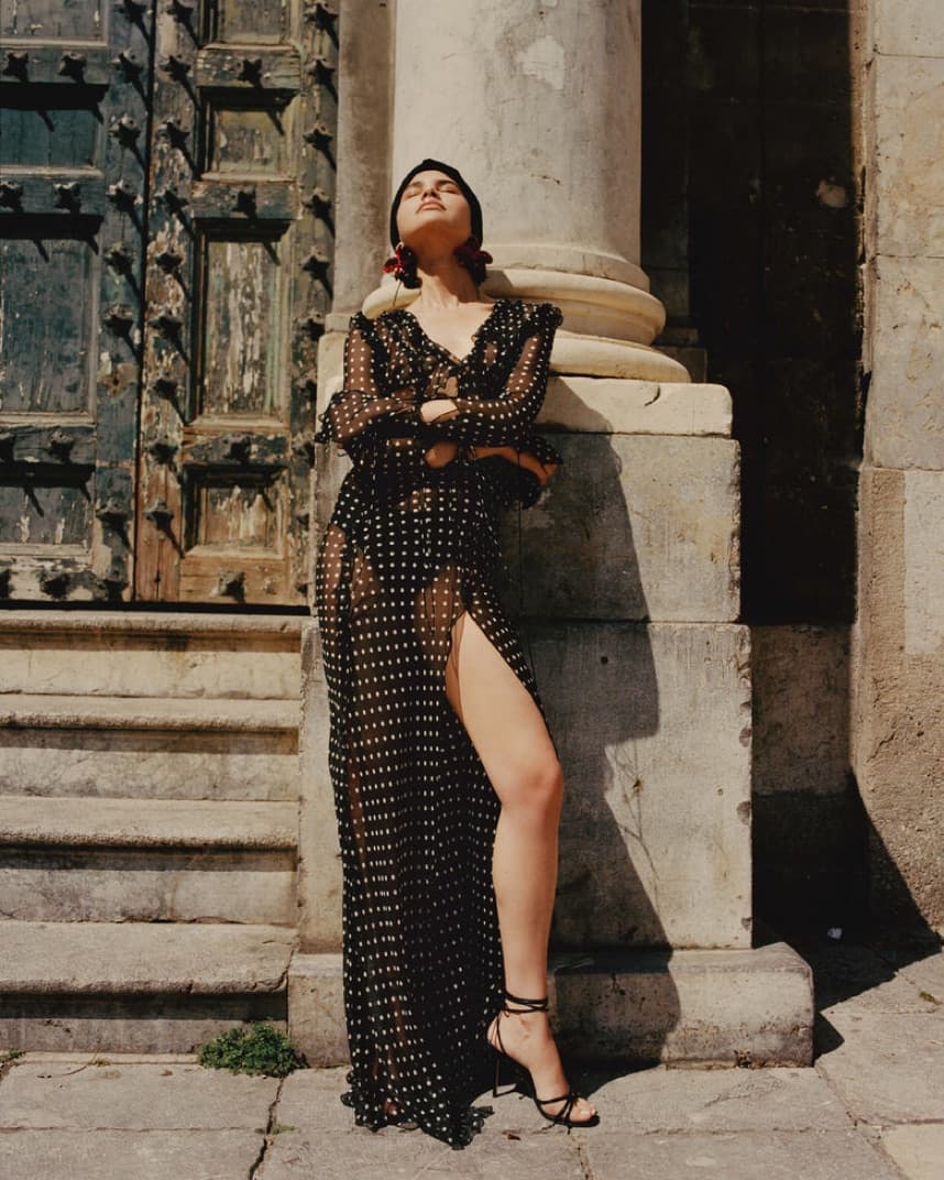Rat and Boa Polka Dot Romelle Dress  - Image 3