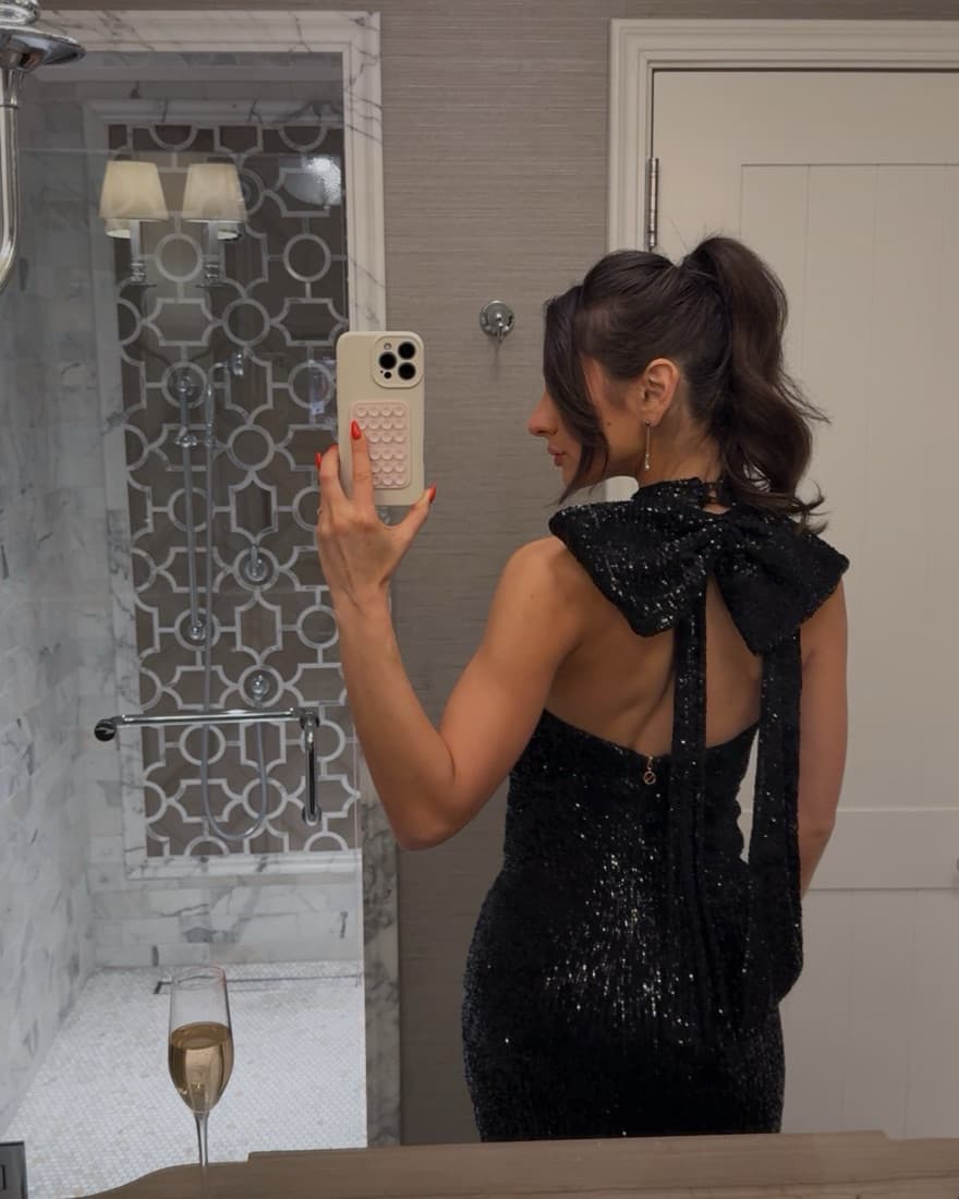 Black Sequens Nookie Dress - Image 1