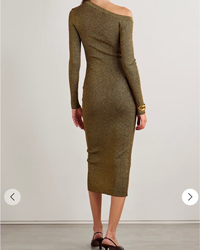 STAUD Craftsman off-the-shoulder Dress - Image 2