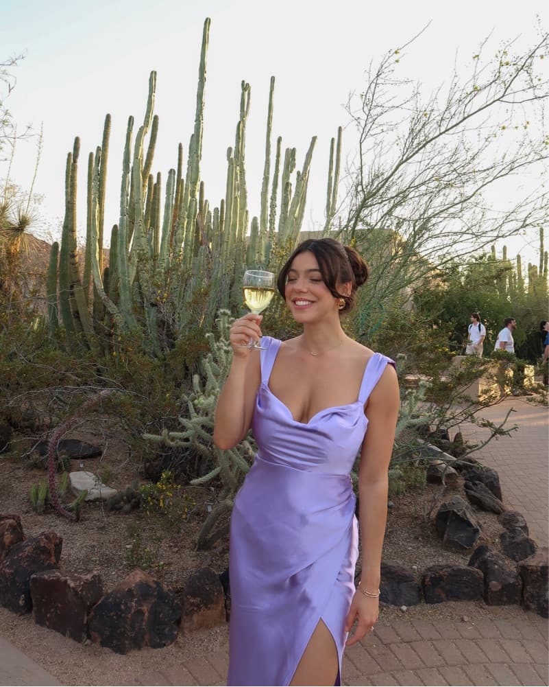 Runaway The Label Havana Dress Lilac - Image 3