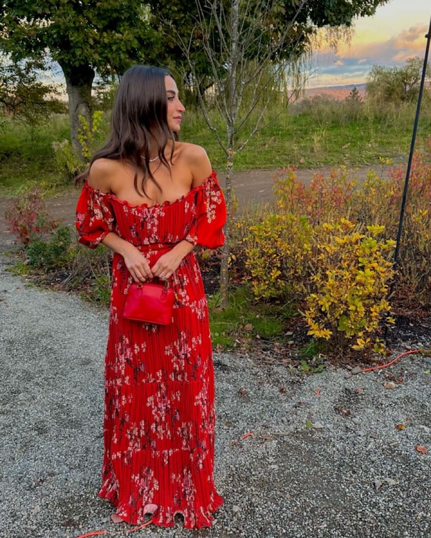Johanna Ortiz Red Formal Dress - Image 1
