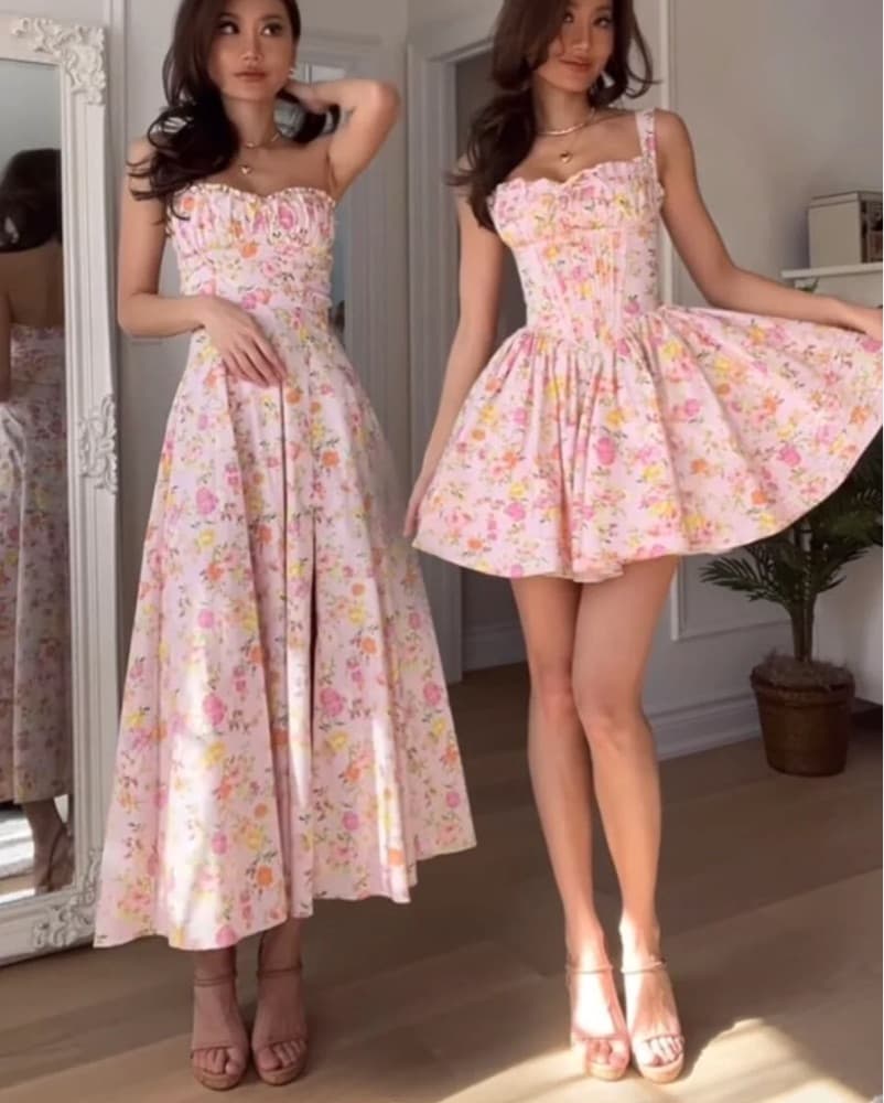 House Of CB Clarabelle Midi Sundress - Image 4