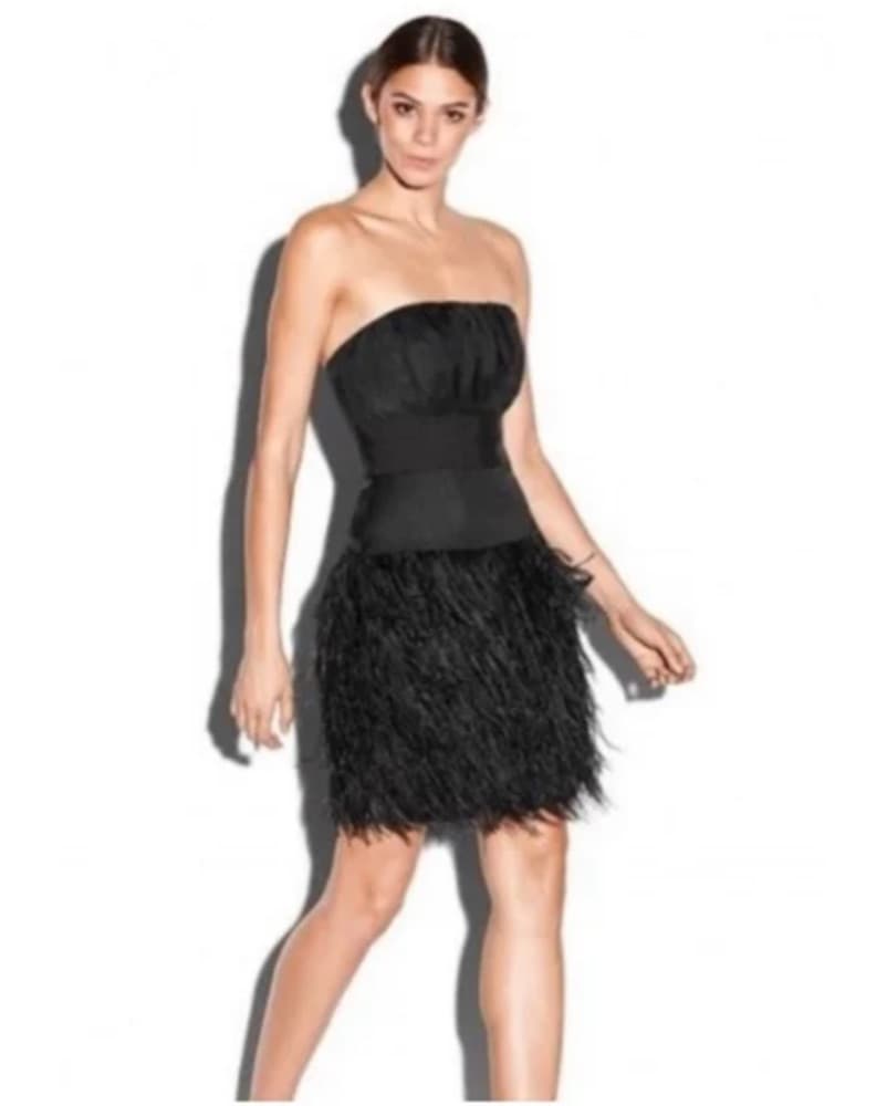 Milly Feather Dress  - Image 1