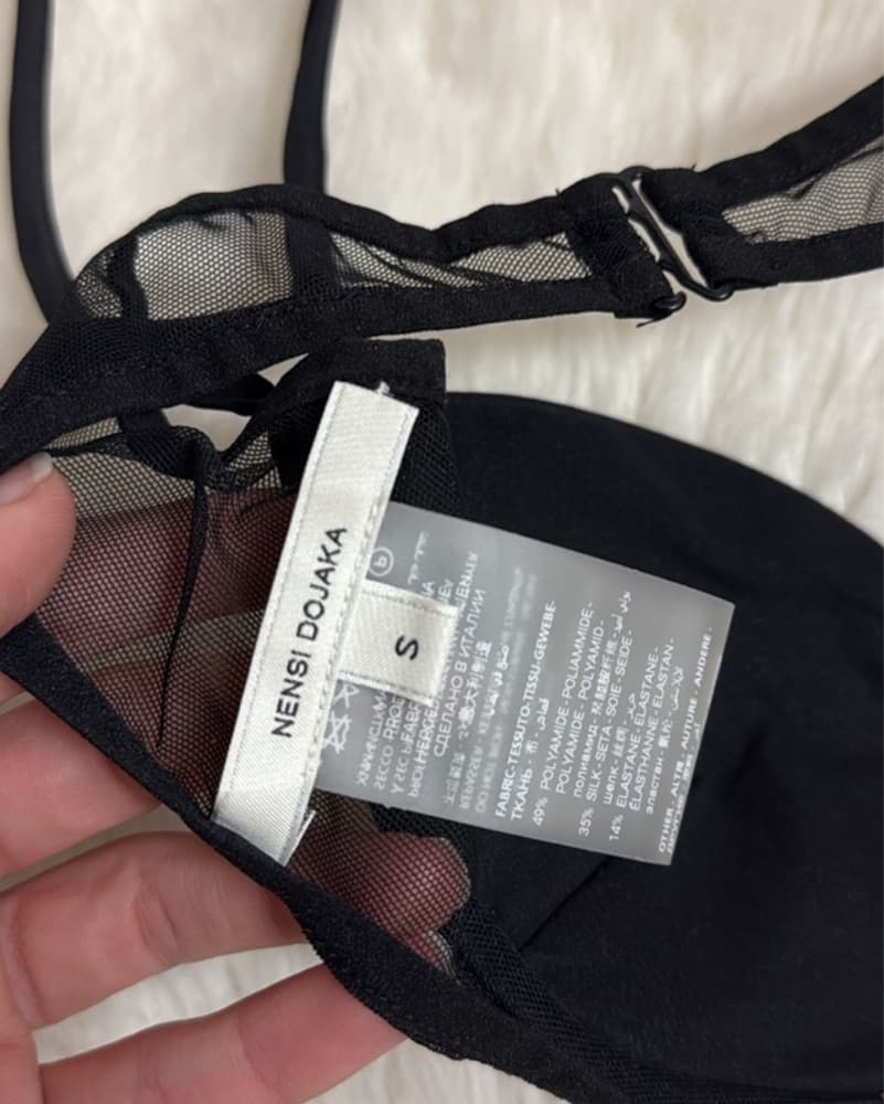 NENSI DOJAKA Heart Padded Bra Top - Image 3