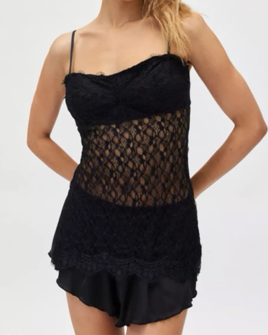 Black Lace Top - Image 1