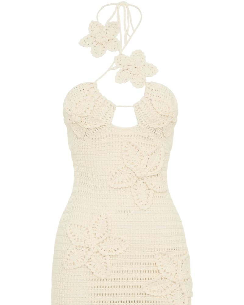 Meshki Kyla Floral Crotchet Mini Dress  - Image 4