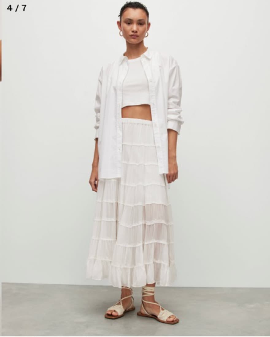 Eva Maxi Tiered Skirt - Image 1