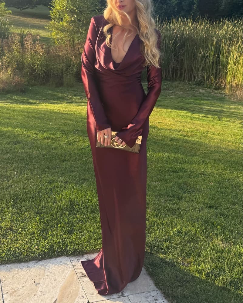 Bordeaux Sans Faff Gown - Image 1