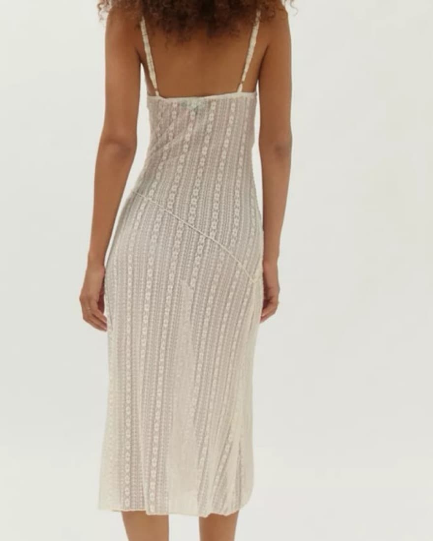 Sheet Lace Midi Dress - Image 5