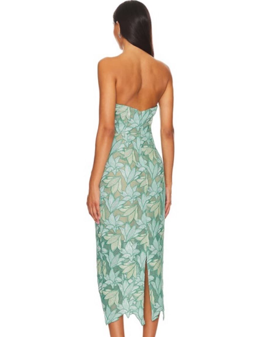 Elliatt Vinyles Midi Dress In Mint - XS - Image 2