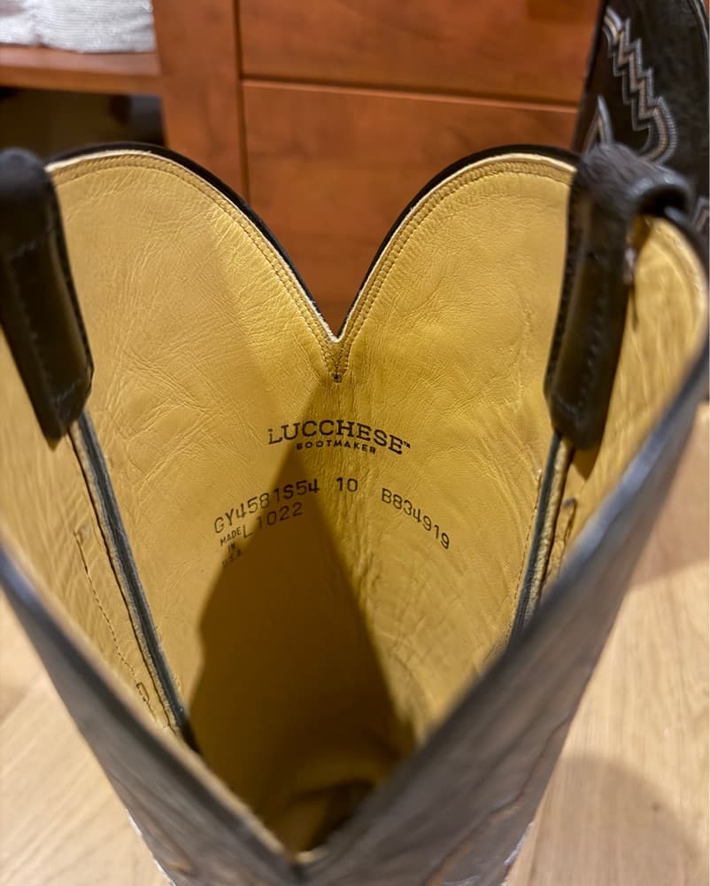 Lucchese Priscilla Black Cowboy Boots - Image 2